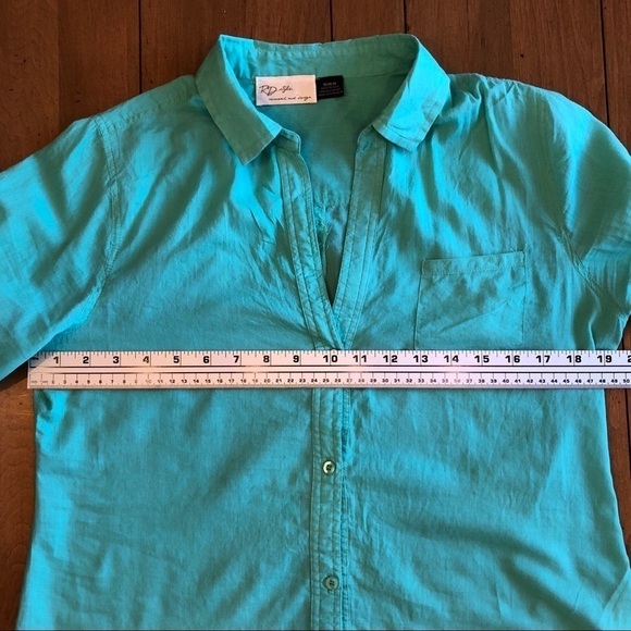 R&D Style - Button Down Shirt - Sea Foam Green - Picture 7 of 8